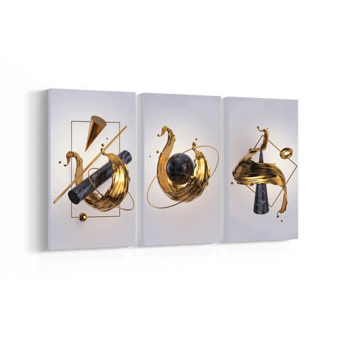 GOLD MARBLE, Set 3 piese
