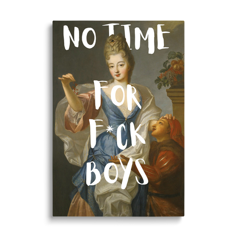 NO TIME FOR BOYS