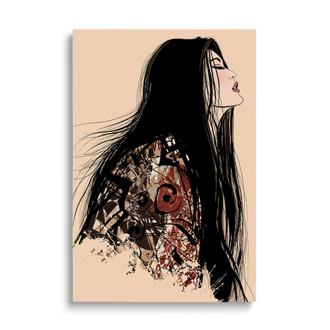 BLACK HAIR