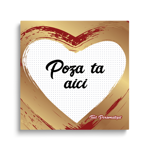 TABLOU CANVAS PERSONALIZAT CUPLU AURIU