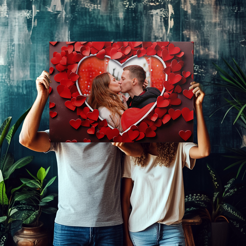 TABLOU CANVAS PERSONALIZAT INIMA 1