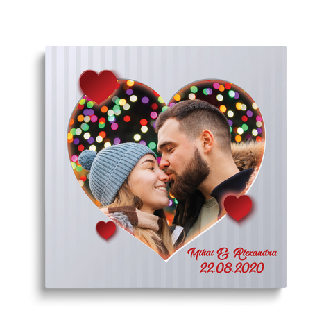TABLOU CANVAS PERSONALIZAT CUPLU 1