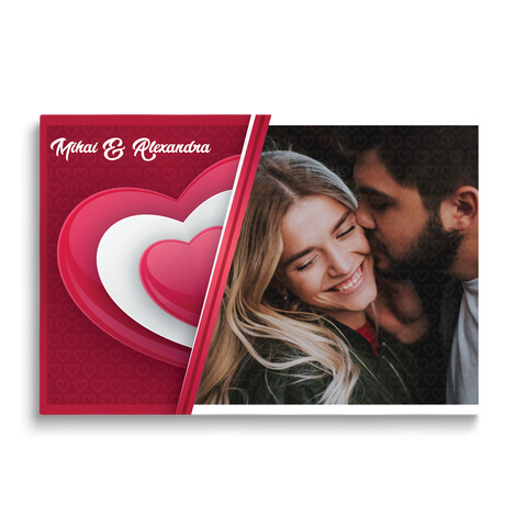 TABLOU CANVAS PERSONALIZAT CUPLU Landscape